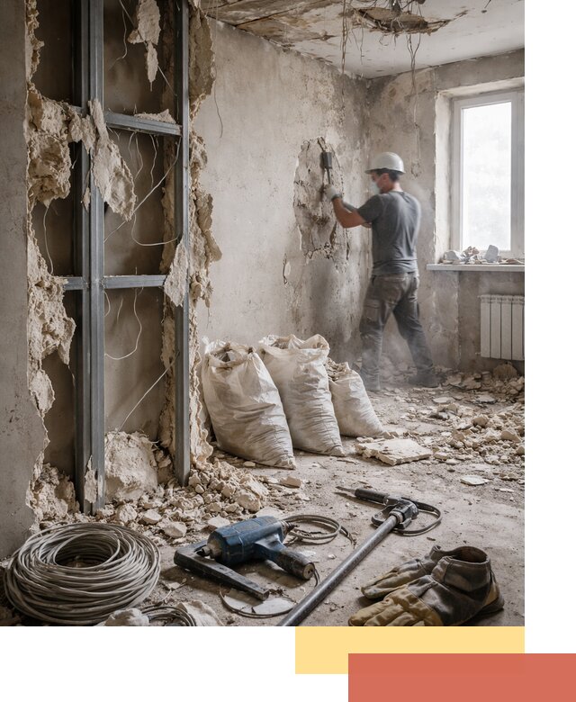 Профессиональный демонтаж зданий и конструкций в Кашире