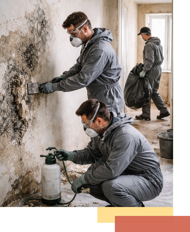 Удаление плесени со стен профессионально в Кашире