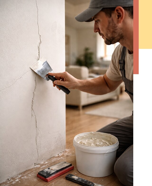 Заделка трещин и сколов в Кашире от 2551 руб. — быстро и недорого | ОТДЕЛОЧНИК-Кшр