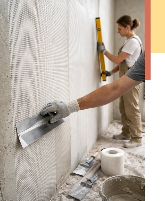 Армирование стен стеклосеткой в Кашире от 3332 руб. под ключ | ОТДЕЛОЧНИК-Кшр