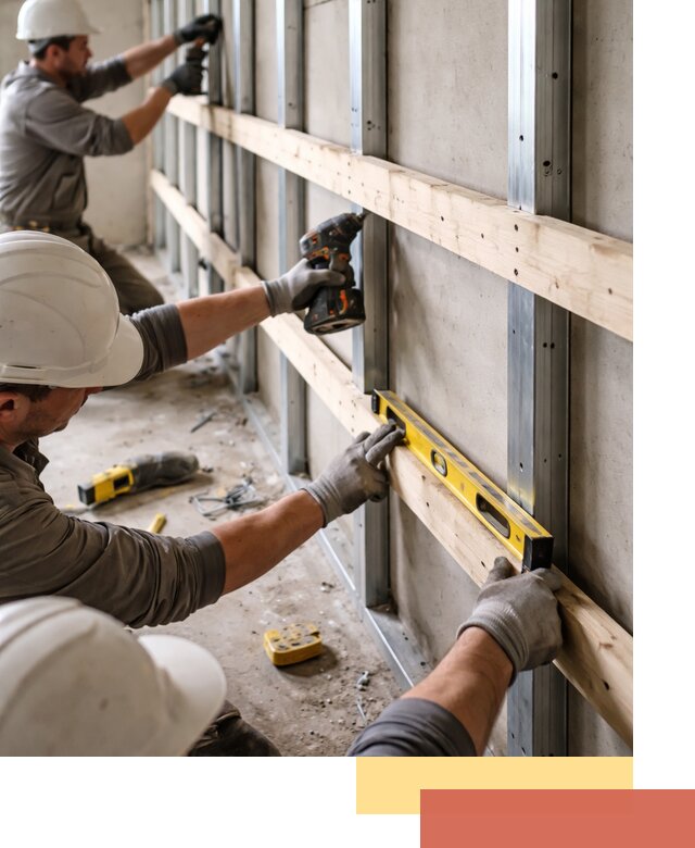 Устройство обрешетки под панели в Кашире