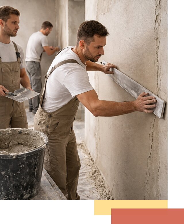 Штукатурка стен без маяков в Кашире быстро и качественно