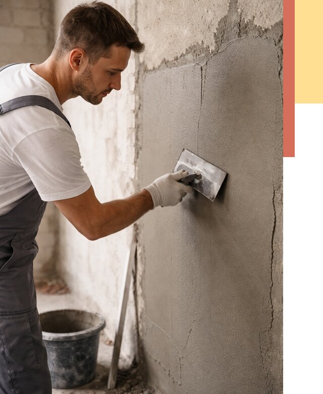 Штукатурка стен под плитку в Кашире от 4374 руб./м2 — выравнивание под плитку | ОТДЕЛОЧНИК-Кшр