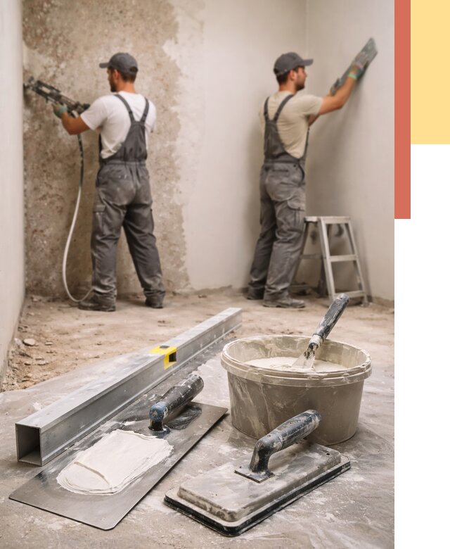 Штукатурка стен под обои в Кашире от 4686 руб./м2 — выравнивание под обои | ОТДЕЛОЧНИК-Кшр