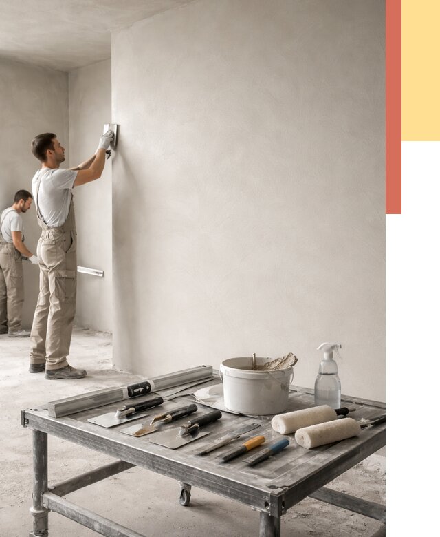 Штукатурка стен под покраску в Кашире от 4686 руб./м² — качественно и недорого | ОТДЕЛОЧНИК-Кшр