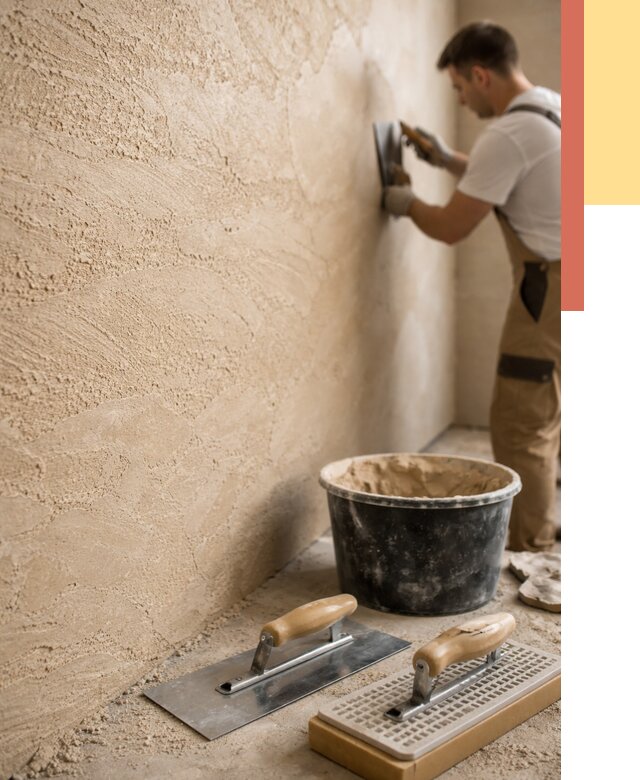 Декоративная штукатурка травертин в Кашире от 1875 руб/м2 — качественно и недорого | ОТДЕЛОЧНИК-Кшр