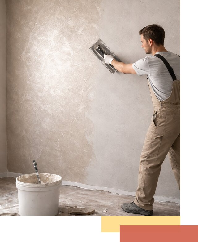 Декоративная штукатурка «Мокрый шелк» под ключ в Кашире