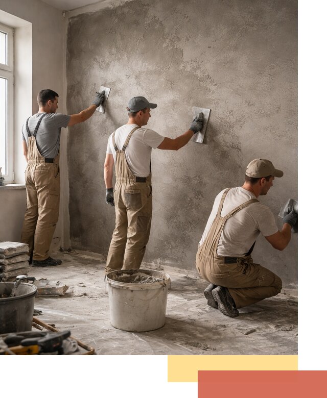 Декоративная штукатурка под бетон в Кашире для стен и потолков