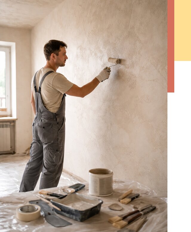 Нанесение лессирующей краски по декоративке в Кашире от 1822 руб. | ОТДЕЛОЧНИК-Кшр