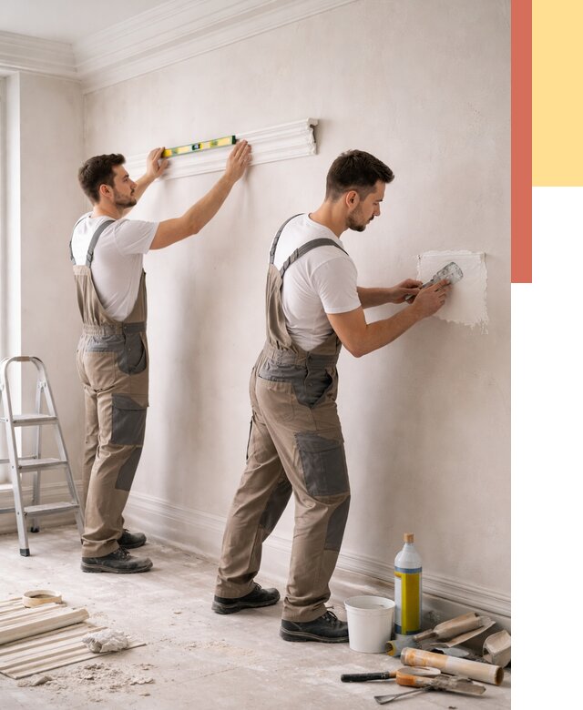 Монтаж лепнины на стены в Кашире от 4686 руб. — недорого, быстро | ОТДЕЛОЧНИК-Кшр