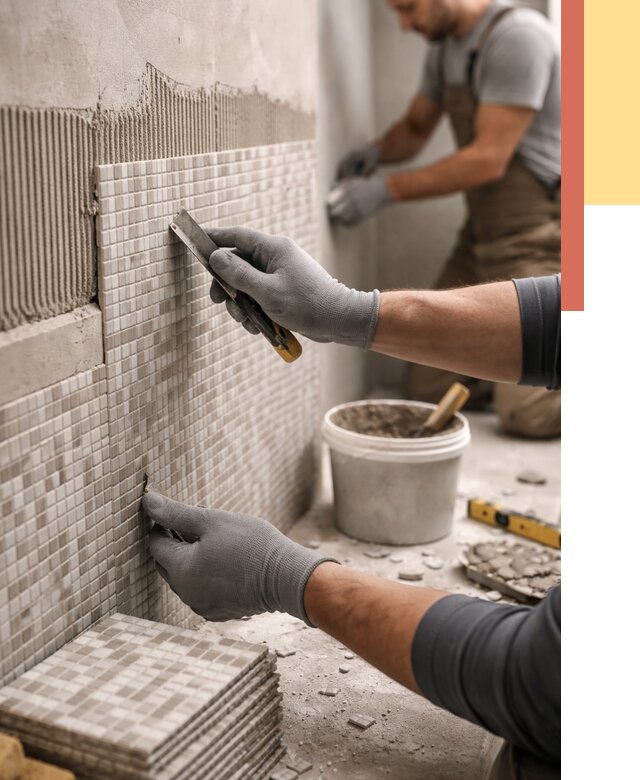 Облицовка стен мозаикой в Кашире от 3332 руб/м2 — укладка мозаики на стены | ОТДЕЛОЧНИК-Кшр