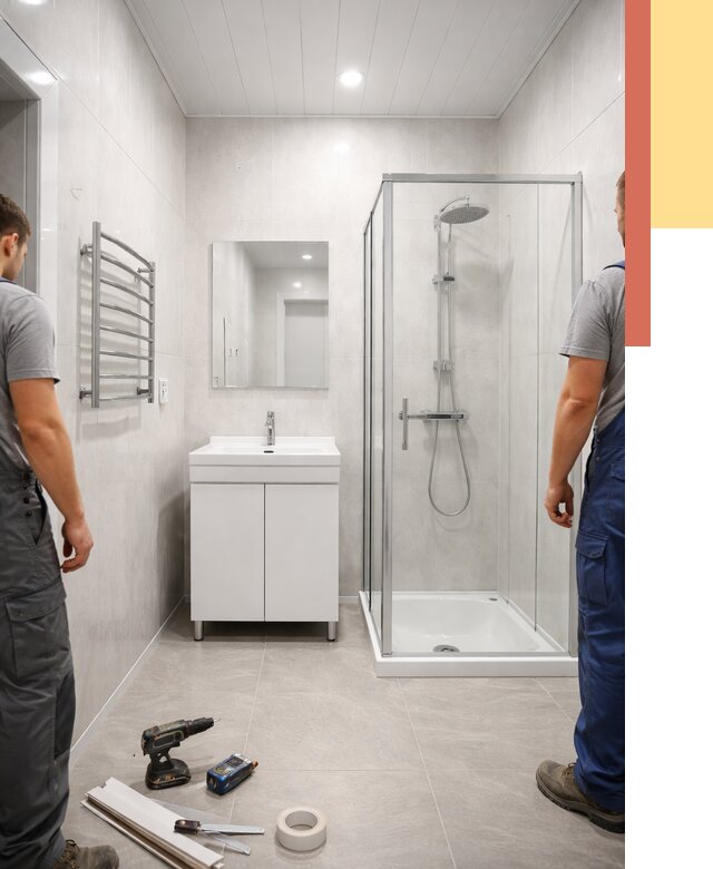 Отделка ванной комнаты панелями ПВХ в Кашире от 4686 руб. за м2 | ОТДЕЛОЧНИК-Кшр