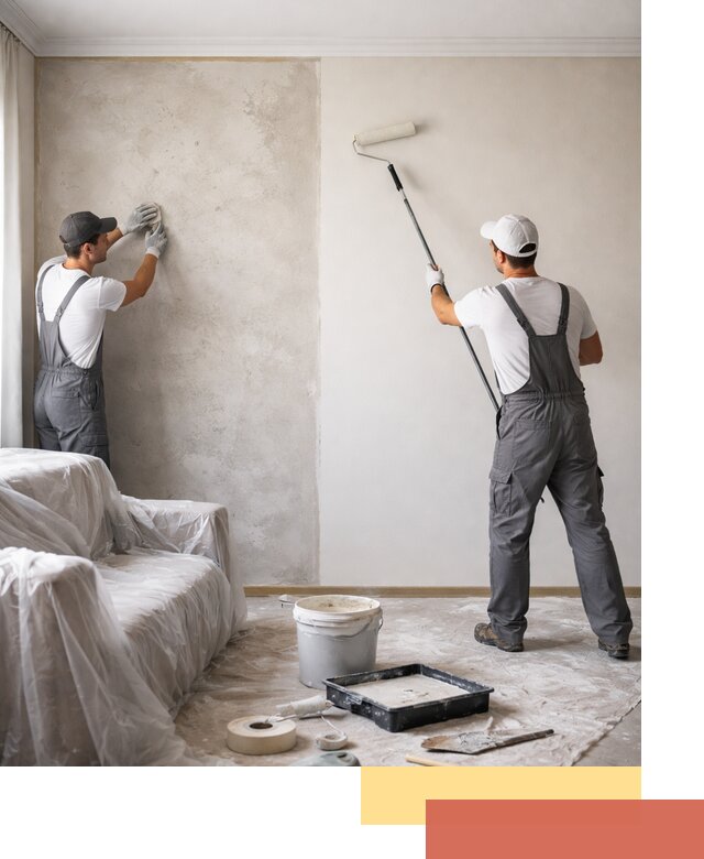 Покраска стен антивандальной краской в Кашире