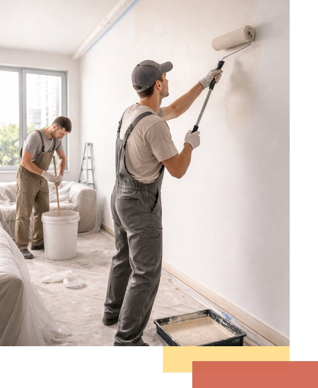 Покраска стен в офисе в Кашире — быстрый и качественный ремонт