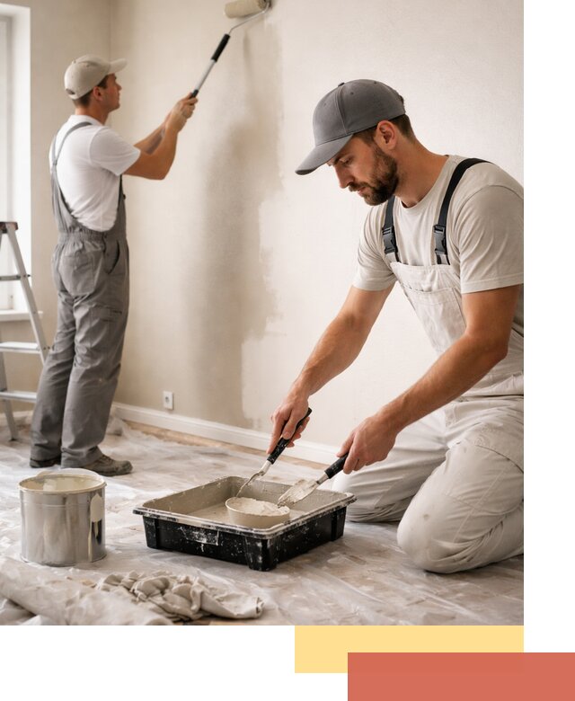 Покраска стен в квартире в Кашире — профессионально и аккуратно