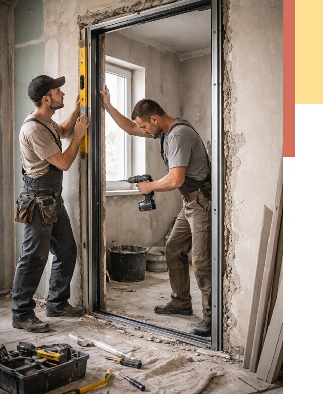 Закладка дверного проема в Кашире от 3645 руб. — быстро и недорого | ОТДЕЛОЧНИК-Кшр