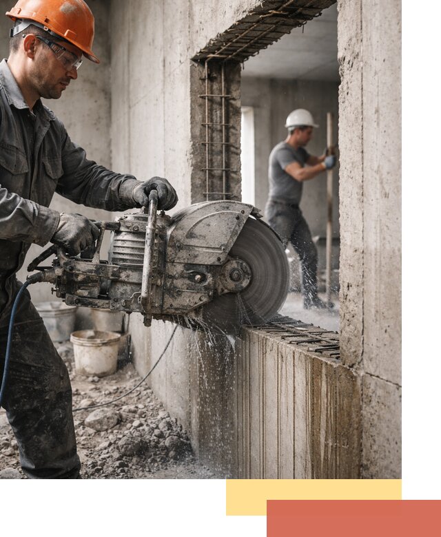 Алмазная резка проемов в Кашире быстро и точно