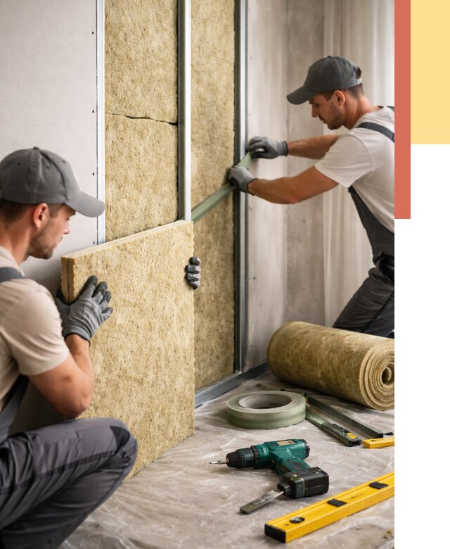 Шумоизоляция стен в Кашире под ключ от 1927 руб. | ОТДЕЛОЧНИК-Кшр