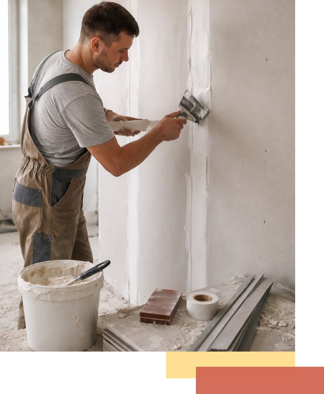 Шпаклевка перегородок из гипсокартона в Кашире качественно и быстро