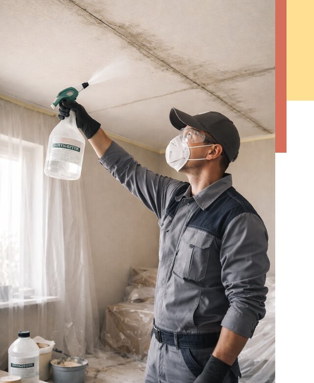 Антисептическая обработка потолка в Кашире от 2604 руб. | ОТДЕЛОЧНИК-Кшр