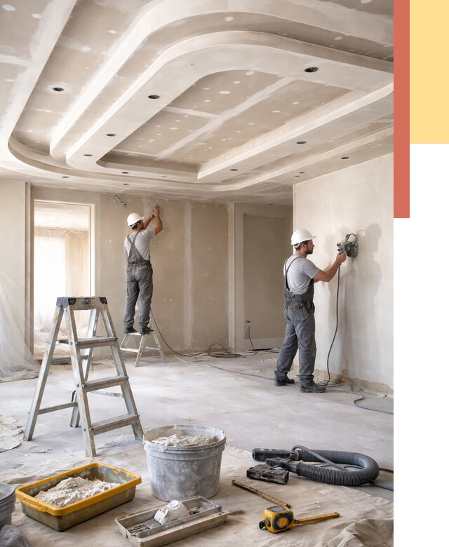 Многоуровневый потолок из гипсокартона в Кашире от 781 руб. под ключ | ОТДЕЛОЧНИК-Кшр