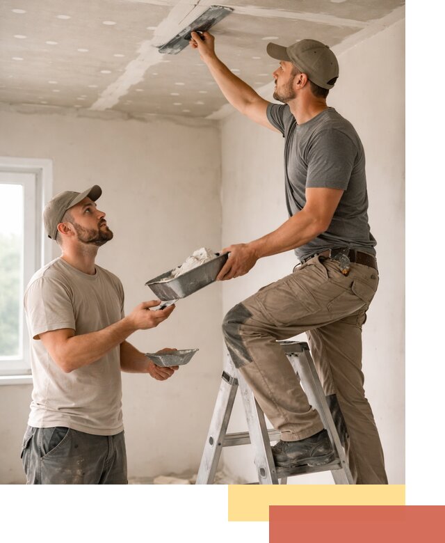 Шпаклевка потолка из гипсокартона в Кашире качественно и быстро