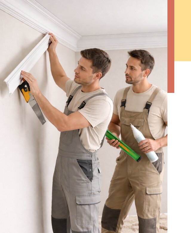 Монтаж потолочного плинтуса в Кашире от 2395 руб. — быстро и недорого | ОТДЕЛОЧНИК-Кшр