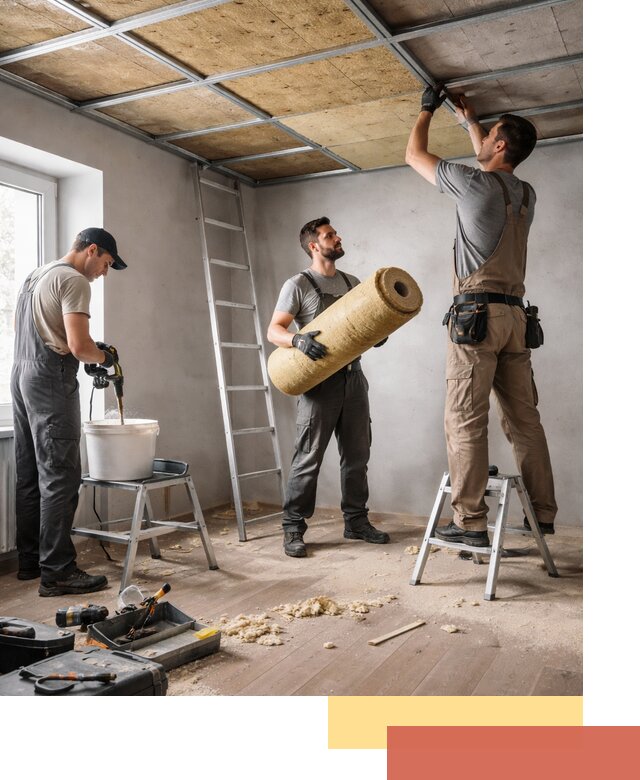 Шумоизоляция потолка в Кашире: профессиональный монтаж и отделка