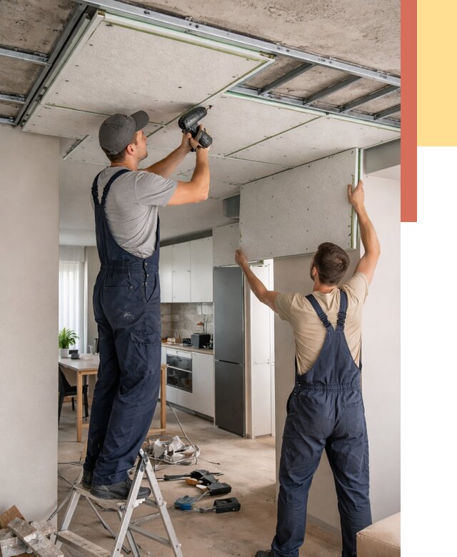 Шумоизоляция потолка панелями зипс в Кашире от 1927 руб. под ключ | ОТДЕЛОЧНИК-Кшр